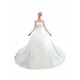 Romantic Lace Long Sleevess Princess Satin Wedding Dress