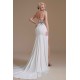 High Split Spaghetti strap Court Wedding Dress | Ballbella Design