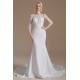 Jewel Lace Long Sleeves Mermaid Wedding Dress | Ballbella Design