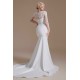 Jewel Lace Long Sleeves Mermaid Wedding Dress | Ballbella Design