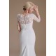 Jewel Lace Long Sleeves Mermaid Wedding Dress | Ballbella Design