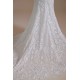 Sweetheart Detachable Bubble Sleeves Lace Mermaid Wedding Dress | Ballbella Design