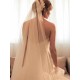 Beading Organza Sweep Train Sweetheart Sleeveless Ball Gown Wedding Dresses