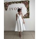 V neck White Pleats Sleeveless Short Summer Beach Wedding Dresses