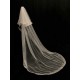 Lace One-Tier Tulle Veils Applique Waterfall Wedding Veils