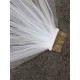 White Lace Tulle Veil Applique Edge Drop Wedding Veil