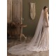 White Waterfall Wedding Veils One-Tier Tulle Bridal Veil