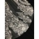 Ivory One-Tier Tulle Lace Applique Edge Waterfall Long Wedding Veil