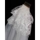 Classic Ivory Two-Tier Lace Tulle Cut Edge Wedding Veils