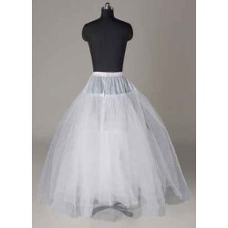 White Ball Gown Tulle 3 tier Bridal Crinoline Slip Wedding Petticoat
