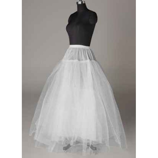 White Ball Gown Tulle 3 tier Bridal Crinoline Slip Wedding Petticoat