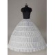 White Taffeta Full Gown Slip Bridal crinoline Wedding Petticoat