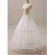 White Ball Gown crinoline 2 hoop 2 Tier bridal slip Wedding Petticoat