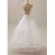 White Ball Gown crinoline 2 hoop 2 Tier bridal slip Wedding Petticoat