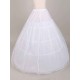 White Ball Gown Style Bridal Petticoat with Drawstring Waist