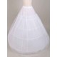 White Ball Gown Style Bridal Petticoat with Drawstring Waist
