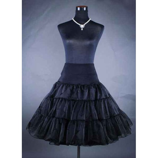 Short White Taffeta Boneless A Line Wedding Petticoats