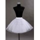 Short Black Taffeta A Line Boneless Two Tier Wedding Petticoats