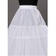 Ivory Taffeta A Line 1 Layer 3 Hoop Wedding Petticoats