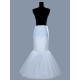 Ivory Tulle Long Mermaid 1 Layer 2 Hoop Wedding Petticoat