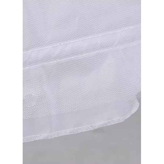 Tulle Ivory A Line Layer 3 Hoop Wedding Petticoat