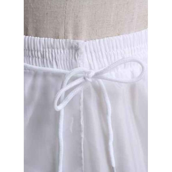 Tulle Ivory A Line Layer 3 Hoop Wedding Petticoat