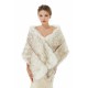 Warm Light Brown Wedding Wraps Faux Fur Bridal Cover Up