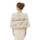 Warm Light Brown Wedding Wraps Faux Fur Bridal Cover Up