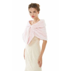 Elegant Turnover Collar Wedding Shawl Sleeveless Bridal Covers