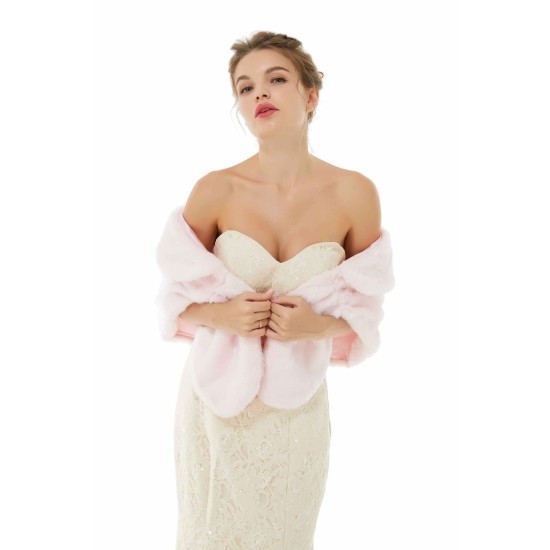 Elegant Turnover Collar Wedding Shawl Sleeveless Bridal Covers