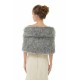 Wedding Wrap Faux Fur Sleeveless Open Front Bridal Shawl