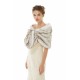 Faux Fur Jacket Women White Wrap Shawl Winter Cover Ups