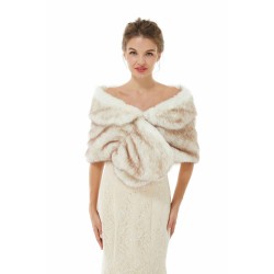 Faux Fur Wrap Women Faux Fur Shawl Wedding Wraps