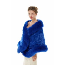 Abigail - Winter Faux Fur Wedding Wrap