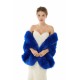 Abigail - Winter Faux Fur Wedding Wrap