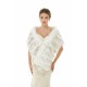 Adia - Winter Faux Fur Wedding Wrap