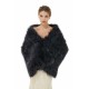 Alice- Winter Faux Fur Wedding Wrap