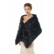Alice- Winter Faux Fur Wedding Wrap