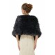 Alice- Winter Faux Fur Wedding Wrap