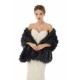 Alice- Winter Faux Fur Wedding Wrap