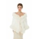 Alis- Winter Faux Fur Wedding Wrap