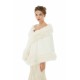 Alis- Winter Faux Fur Wedding Wrap