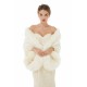 Alis- Winter Faux Fur Wedding Wrap