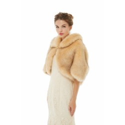 Amy - Winter Faux Fur Wedding Wrap