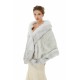 Angelina - Winter Faux Fur Wedding Wrap