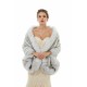 Angelina - Winter Faux Fur Wedding Wrap