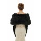 Badra - Winter Faux Fur Wedding Wrap