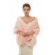 Brianna - Winter Faux Fur Wedding Wrap