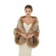 Cadie - Winter Faux Fur Wedding Wrap