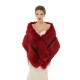 Carla - Winter Faux Fur Wedding Wrap